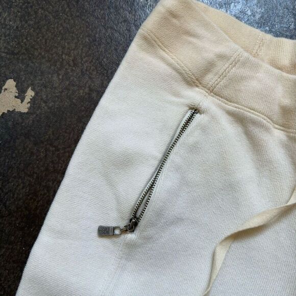 Vtg Tommy Bahama Creme Colored Sweatpants Zipper Pocket Women’s Size Small - Picture 6 of 16